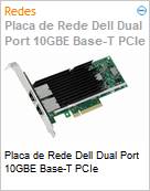 Placa de Rede Dell Dual Port 10GBE Base-T PCIe  (Figura somente ilustrativa, no representa o produto real)