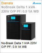 No-Break Delta 1 kVA 220V O/P PF: 0.91A WB  (Figura somente ilustrativa, no representa o produto real)
