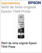 Refil de tinta original Epson T544 Preta (Figura somente ilustrativa, no representa o produto real)