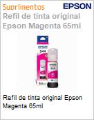 Refil de tinta original Epson Magenta 65ml (Figura somente ilustrativa, no representa o produto real)