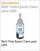 Refil Tinta Epson Ciano para L800 (Figura somente ilustrativa, no representa o produto real)