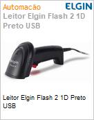 Leitor Elgin Bematech Flash 2 1D Preto USB (Figura somente ilustrativa, no representa o produto real)