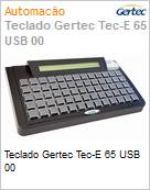 Teclado Gertec TEC-E 65 USB  (Figura somente ilustrativa, no representa o produto real)