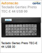 Teclado Gertec Preto TEC-E 44 USB 00  (Figura somente ilustrativa, no representa o produto real)