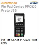 Pin Pad Gertec PPC930 Preto USB  (Figura somente ilustrativa, no representa o produto real)