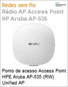 Ponto de acesso Access Point HPE Aruba AP-535 (RW) Unified AP  (Figura somente ilustrativa, no representa o produto real)