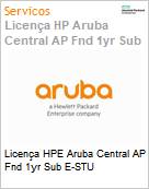 Licena HPE Aruba Central AP Fnd 1yr Sub E-STU  (Figura somente ilustrativa, no representa o produto real)