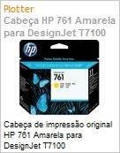 Cabea de impresso original HP 761 Amarela para DesignJet T7100  (Figura somente ilustrativa, no representa o produto real)