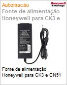 Fonte de alimentao Honeywell para CK3 e CN51 (Figura somente ilustrativa, no representa o produto real)
