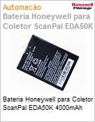 Bateria Honeywell 4000MAH para Coletor de dados EDA50K (Figura somente ilustrativa, no representa o produto real)