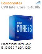 Processador Intel Core i3-10105 3.7 LGA 1200  (Figura somente ilustrativa, no representa o produto real)