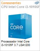 Processador Intel Core i3-10105F 3.7 LGA1200  (Figura somente ilustrativa, no representa o produto real)