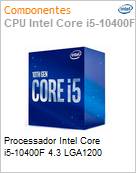 Processador Intel Core i5-10400F 4.3 LGA1200  (Figura somente ilustrativa, no representa o produto real)