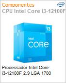 Processador Intel Core i3-12100F 2.9 LGA 1700  (Figura somente ilustrativa, no representa o produto real)