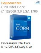 Processador Intel Core i7-12700K 3.6 LGA 1700  (Figura somente ilustrativa, no representa o produto real)