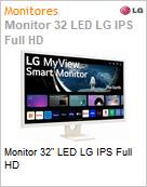Monitor 32 LED LG IPS Full HD  (Figura somente ilustrativa, no representa o produto real)