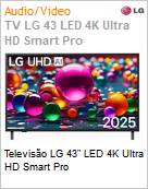 Televiso LG 43 LED 4K Ultra HD Smart Pro  (Figura somente ilustrativa, no representa o produto real)