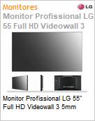 Monitor Profissional LG 55 Full HD Videowall 3 5mm  (Figura somente ilustrativa, no representa o produto real)