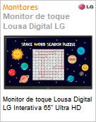Monitor de toque Lousa Digital LG Interativa 65 Ultra HD  (Figura somente ilustrativa, no representa o produto real)