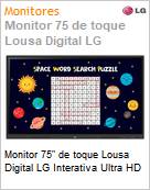 Monitor 75 de toque Lousa Digital LG Interativa Ultra HD  (Figura somente ilustrativa, no representa o produto real)