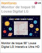 Monitor de toque 98 Lousa Digital LG Interativa Ultra HD  (Figura somente ilustrativa, no representa o produto real)