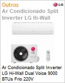 Ar Condicionado Split Inverter LG Hi-Wall Dual Voice 9000 BTUs Frio 220V  (Figura somente ilustrativa, no representa o produto real)