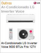 Ar-Condicionado LG Inverter Voice 9000 BTUs Frio 127V  (Figura somente ilustrativa, no representa o produto real)