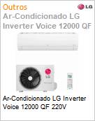 Ar-Condicionado LG Inverter Voice 12000 QF 220V  (Figura somente ilustrativa, no representa o produto real)