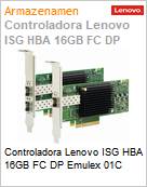 Controladora Lenovo ISG HBA 16GB FC DP Emulex 01C  (Figura somente ilustrativa, no representa o produto real)