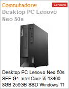 Desktop PC Lenovo Neo 50s SFF G4 Intel Core i5-13400 8GB 256GB SSD Windows 11 Pro  (Figura somente ilustrativa, no representa o produto real)