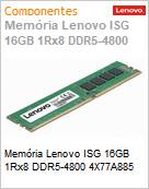 Memria Lenovo ISG 16GB 1Rx8 DDR5-4800 4X77A885  (Figura somente ilustrativa, no representa o produto real)