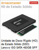 Unidade de Disco Rgido (HD) de Estado Slido (SSD) Lenovo ISG SATA 480GB SFF RI  (Figura somente ilustrativa, no representa o produto real)
