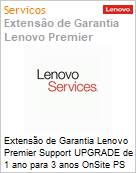 Extenso de Garantia Lenovo Premier Support UPGRADE de 1 ano para 3 anos OnSite PS  (Figura somente ilustrativa, no representa o produto real)