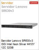 Servidor Lenovo SR630v3 ISG Intel Xeon Silver Dodeca-Core 4410Y (2.0GHz; 30MB; 12 ncleos) 32GB  (Figura somente ilustrativa, no representa o produto real)