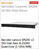 Servidor Lenovo SR250 v2 ISG Intel Xeon E-2324G Quad-Core (3,1GHz 6MB) 16GB Sem HD  (Figura somente ilustrativa, no representa o produto real)