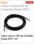 Cabo Lenovo ISG de Conexo Direta SFP+ 3m  (Figura somente ilustrativa, no representa o produto real)