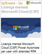 Licena mensal Cloud [NCE] Microsoft Power Automate per user with attended RPA plan for Faculty Academic [Educacional]  (Figura somente ilustrativa, no representa o produto real)