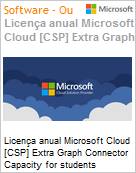 Licena anual Cloud [NCE] Microsoft Extra Graph Connector Capacity for students Academic [Educacional]  (Figura somente ilustrativa, no representa o produto real)