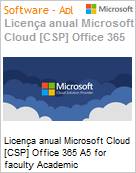 Licena anual Cloud [CSP NCE] Microsoft Office 365 A5 for faculty Academic [Educacional]  (Figura somente ilustrativa, no representa o produto real)