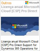 Licena anual Cloud [NCE] Microsoft Pro Direct Support for Dynamics 365 Operations for Faculty Academic [Educacional]  (Figura somente ilustrativa, no representa o produto real)