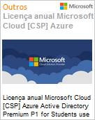 Licena anual Cloud [NCE] Microsoft Azure Active Directory Premium P1 for Students use benefit Academic [Educacional]  (Figura somente ilustrativa, no representa o produto real)