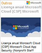 Licena mensal Cloud [CSP NCE] Microsoft Cloud App Security (Nonprofit Staff Pricing)  (Figura somente ilustrativa, no representa o produto real)
