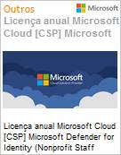 Licena anual Cloud [NCE] Microsoft Defender for Identity (Nonprofit Staff Pricing)  (Figura somente ilustrativa, no representa o produto real)