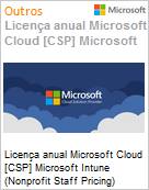 Licena mensal Cloud [CSP NCE] Microsoft Intune (Nonprofit Staff Pricing)  (Figura somente ilustrativa, no representa o produto real)