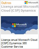 Licena mensal Cloud [CSP NCE] Microsoft Dynamics 365 Customer Service Professional (Nonprofit Staff Pricing)  (Figura somente ilustrativa, no representa o produto real)