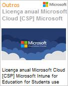 Licena anual Cloud [NCE] Microsoft Intune for Education for Students use benefit Academic [Educacional]  (Figura somente ilustrativa, no representa o produto real)