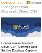 Licena mensal Cloud [NCE] Microsoft Common Data Service Database Capacity for Education Academic [Educacional]  (Figura somente ilustrativa, no representa o produto real)