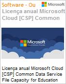 Licena anual Cloud [NCE] Microsoft Common Data Service File Capacity for Education Academic [Educacional]  (Figura somente ilustrativa, no representa o produto real)