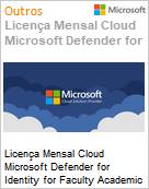 Licena Mensal Cloud Microsoft Defender for Identity for Faculty Academic [Educacional]  (Figura somente ilustrativa, no representa o produto real)