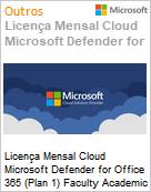 Licena Mensal Cloud Microsoft Defender for Office 365 (Plan 1) Faculty Academic [Educacional]  (Figura somente ilustrativa, no representa o produto real)